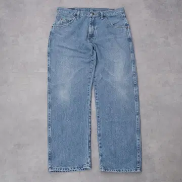 Wrangler 랭글러 W34 블루 데님 하의 파랑 구제 의류 15128
