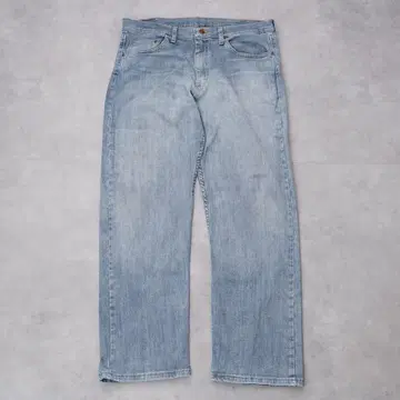 Wrangler 랭글러 W34 블루 데님 하의 파랑 수염 15126