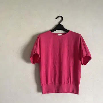 Ballsey 핑크 반팔 상의 코튼 혼방 S