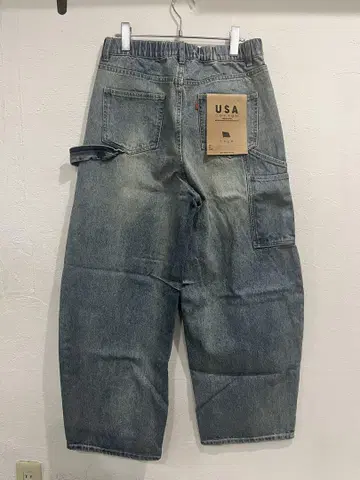 cpcm USA 코튼 커브 페인터 데님 팬츠 SIZE L