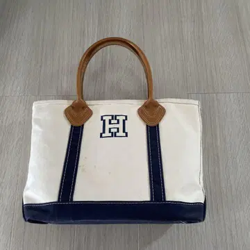 llbean 가죽 핸들 토트백