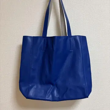 deux C 듀 세 소프트 스티치 토트백 S 블루