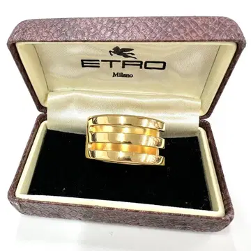 ETRO 에트로 스카프링 골드 컬러
