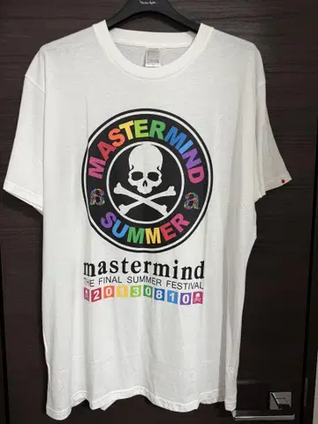 마스터마인드 재팬 a-nation 콜라보 T XL mastermind