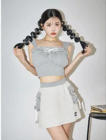 Darich 안감 맨투맨 미니 스커트