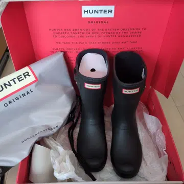 HUNTER 오리지널 블랙 장화