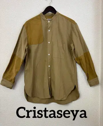 Cristaseya 패치워크 긴팔 셔츠 이탈리아제