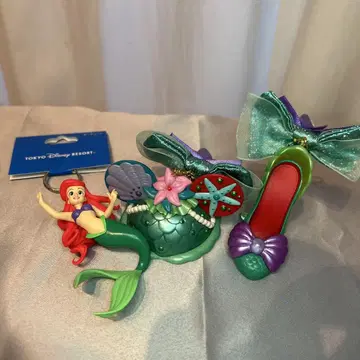 인어공주 아리엘 키링 세트