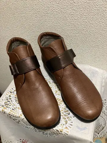 여성용 천연 가죽 숏부츠 스트랩 포함