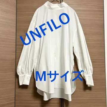 4348 UNFILO 블라우스 화이트 M 미사용 새상품