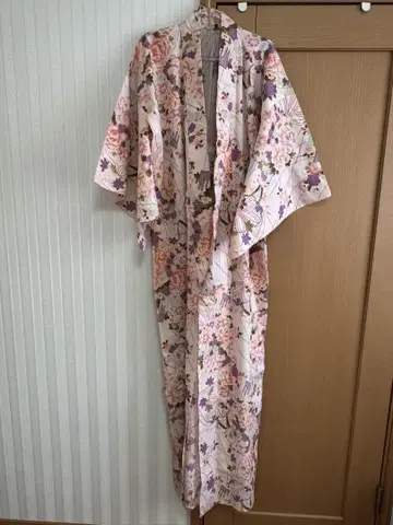 새상품급 유카타 츠모리치사토 핑크 꽃무늬 여성용 유카타만