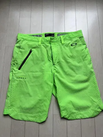 Oakley 형광 그린 남성용 골프 팬츠