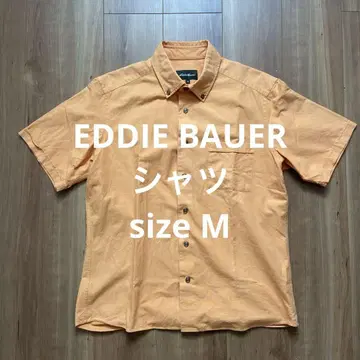 EDDIE BAUER 레어 컬러 오렌지 셔츠 에디 바우어 M 사이즈