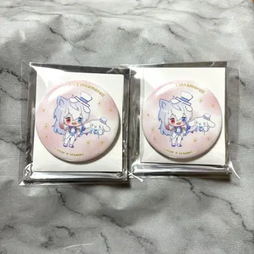 컬러풀 피치 카라피치 도누쿠 미니 캐릭터 캔뱃지 2개