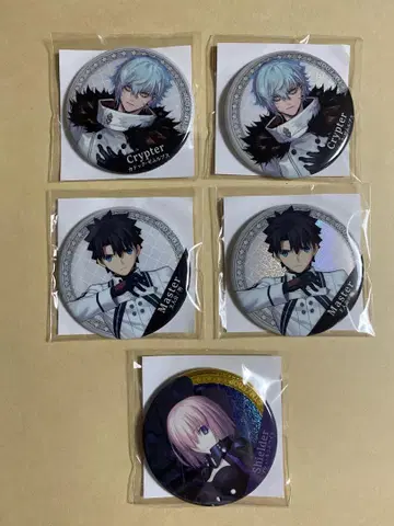 FGO 캔뱃지 카독 남자 주인공 마슈 가챠 메이트 5종 세트