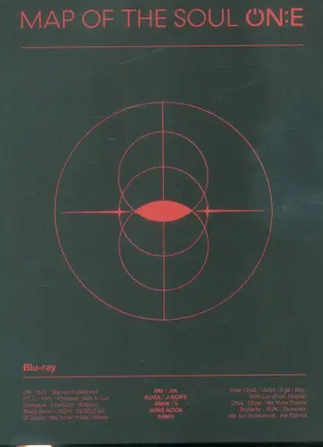 BTS 블루레이판 MAP OF THE SOUL ON:E