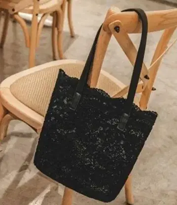 레이스 토트백 꽃무늬 캐주얼 귀여운 숄더백 예쁜