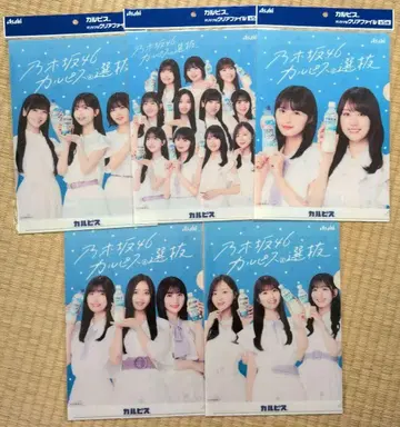 노기자카46 칼피스 클리어 파일 5장 세트