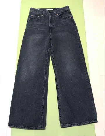 LEVI'S RIBCAGE WIDE LEG H223 블랙 27