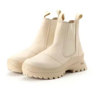 HYKE 사이드 고어 부츠 베이지 24.5-25cm