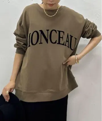 loungedress 라운지 드레스 2WAY 로고스 맨투맨 풀오버