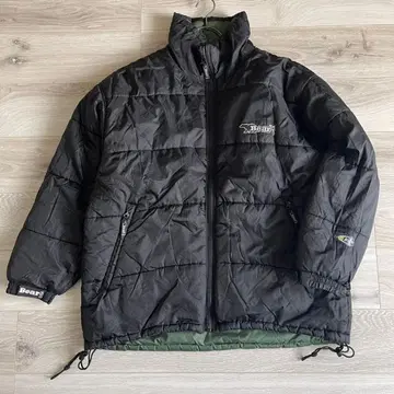 Bear USA 리버서블 다운 자켓 블랙 L 빈티지 미국