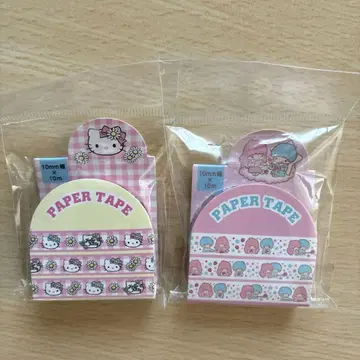헬로키티 & 키키라라 페이퍼 테이프 2종