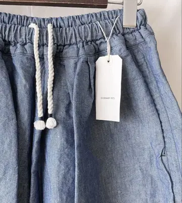 ordinary fits 샴브레이 볼 팬츠