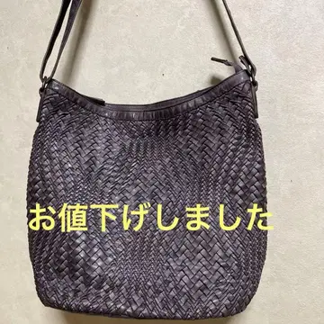 미아 보르사 메쉬 가죽 백