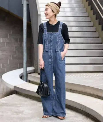 완판템 B.C STOCK 데님 오버롤 살로펫