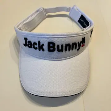 Jack Bunny!! 화이트 바이저