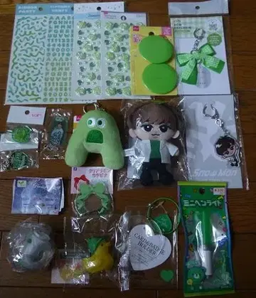 SnowMan 아베 료헤이 스노우 칠 봉제 인형 키링 부적 응원봉