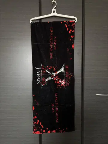 X JAPAN LIVE IN JAPAN 2018 타월