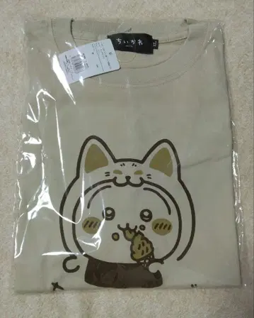치이카와 모구모구 본포 티셔츠 후시미 이나리 토끼 XL 샌드 베이지