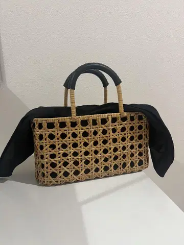 바스켓백 The Bagmati 대나무 바스켓백 내추럴