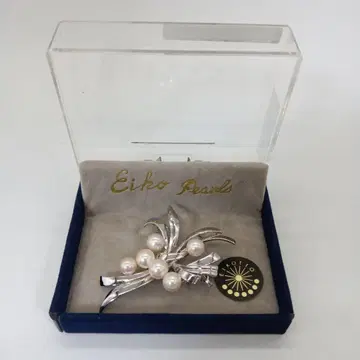1-1806 EIKO PEARL 펄 브로치 실버 여성용