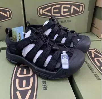 KEEN 26cm 블랙 스포츠 샌들