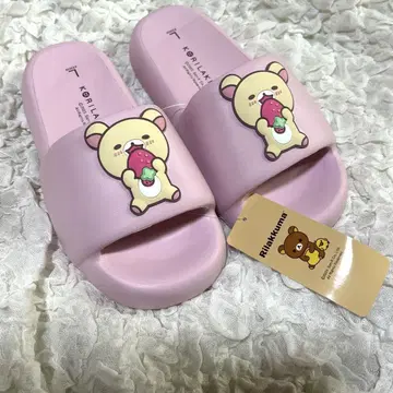 리락쿠마 통굽 샌들 코리락쿠마 딸기 디자인