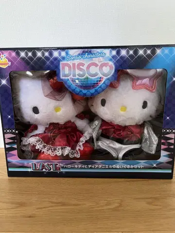 헬로키티 디스코 봉제 인형 세트