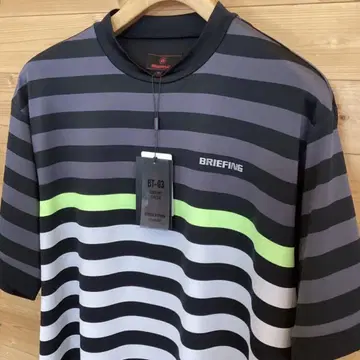새상품 BRIEFING MARINE STRIPE HIGHNECK RF