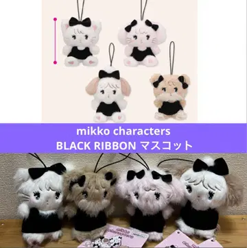 mikko characters BLACK RIBBON 마스코트 전 4종