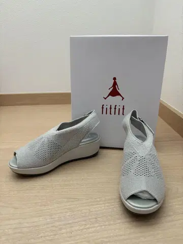 fitfit 핏핏 시어 니트 샌들 컴포트 그레이 23.5