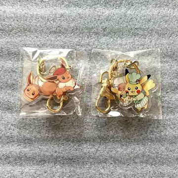포켓몬 카페 아크릴 키링 컬렉션 피카츄 이브이