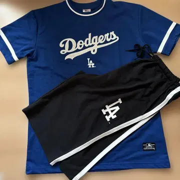 새상품 MLB 다저스 룸웨어 셋업 L 사이즈