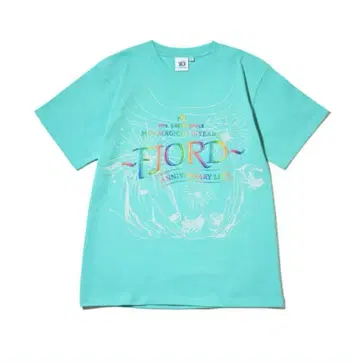Mrs. GREEN APPLE 피요르드 구김 T 셔츠 그린