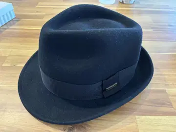 펠트 햇 울 100% 블랙 사이즈 약 59cm