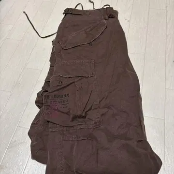 브라운 카고 팬츠 터키산