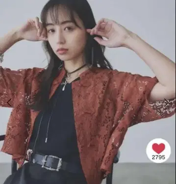 HARE 차이나 레이스 셔츠