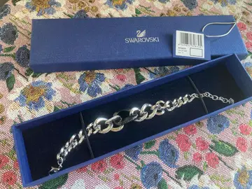 스와로브스키 실버 체인 팔찌 SWAROVSKI