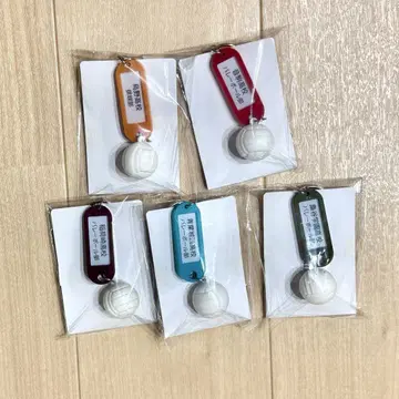 하이큐!! 고등학교 이름이 들어간 열쇠 참 키링 컴플리트